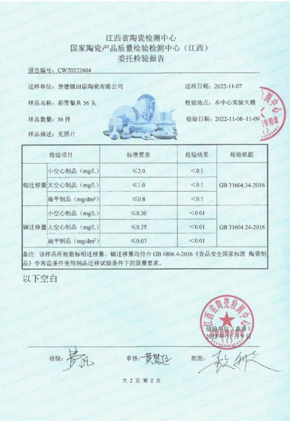 權(quán)威報(bào)告證明，坊間出品餐具不含鉛鎘.jpg