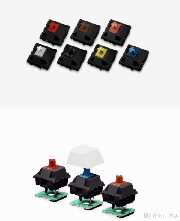 軸體分別是CherryMX,和凱華box軸V2.png 軸體分別是CherryMX,和凱華box軸V2.png